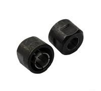 2 Pcs Collet Cone Nuts 12.7mm 1/2 Inch Sleeve Type, Compatible with Router Models 3612Y, 3612T, 3612C, 3612BR, 3612CT, 3600H, Durable Black Replacement Parts for Woodworking Power Tools