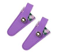 2 Pcs Color Lattice Scissors Protective Covers Embroidery Scissors Sheath Portable Trimming Tool for Protections