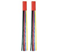 2 Pcs Colorful PU Leather Book Markers, Ribbon Page Holders for Bible Study & Reading, Students Reading Essentials Ribbon Page Holders