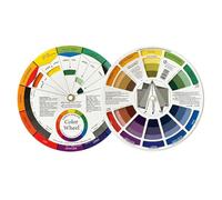 2 Pcs Colour Wheel for Artist, 14cm Double-Sided Mixing Guide