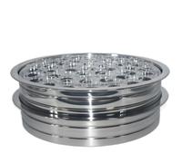 2 Pcs Communion Cup Trays for Church Service,2 Stackable Communion Serving Trays,Church Communion Trays Serving Ware Sets W/ 160pcs Disposable Cups