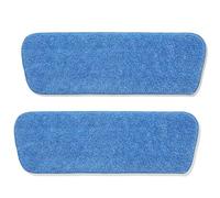 2 Pcs Compatible with Addis Mop Head, Blue Fabric Spray Mop Refill | LinCoo Blue Fabric Mop Head Refill for Kitchen Floors, Tile Cleaning, Hardwood Surfaces Cleaning