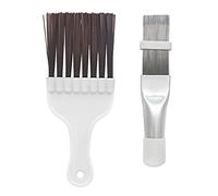 2 Pcs Condenser Cleaning Brush AC Fin Cleaner Refrigerator Coil Whisk for Fine Comb Including Fin Comb/Condenser for