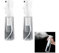 2 PCS Continuous Fine Mist Spray Bottle for Curly And Straight Hair, Empty Water Mister for Hairstyling, Plants, Pets, and Cleaning - Ideal for Morning Hair Taming