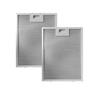 2 Pcs Cooker Hood Filter Aluminum Hood Grease Filter 320x260mm 5-Layer Universal Extractor Fan Extractor Fan Filters for Many Leading Range Hoods