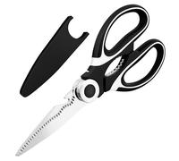 Kitchen Scissors All Purpose with Cover - Kitchen Scissors for Food Utility Scissors All Purpose Heavy Duty Kitchen Scissors - Kitchen Shears for Food Heavy Duty Scissors Poultry Shears for Fish Meat