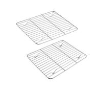 2 PCS Cooling Racks, 29x18.7x1.5cm Stainless Steel Wire Cooling Rack Rectangle Baking Rack for Oven Roasting, Grilling, Drying, Dishwasher Safe