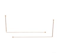 2 Pcs Copper Dowsing Rods,Copper Dowsing Rods For Finding Tool,99.9% Copper