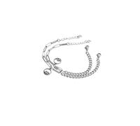 2 Pcs Couples Bracelets Matching Bracelets，Prince Rupert's Drop Connecting Bracelets Set，Inspirational Adjustable Bracelet Graduation Gift for Her,S925 Silver Friendship Beads Bracelet