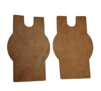 2 pcs cowhide Erhu non-slip pad suitable for standard Erhu base non-slip tape Instrument non-slip gasket comes with double-sided tape