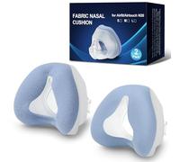 2 PCS CPAP Nasal Mask Compatible with Resmed AirFit N20 & AirTouch N20, Including 1PC Fabric Nasal Cushion & 1PC Velvet Nose Pillow, Great Value CPAP Accessories Supplies by BlessEase, Blue(L)