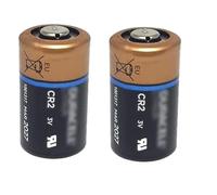 2 pcs CR2 for Emergency Fashlight Cameras Photo DLCR2 ELCR2 EL1CR2 3V Lithium Battery D Uracell