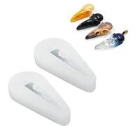 2 Pcs Crow Skull Shape Silicone Epoxy Resin Moulds for DIY Making Necklace Pendant Decoration Crafts