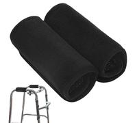 2 PCS Crutch Handle Pads, Non-Slip Breathable Crutches Handle Pads, Comfortable Standard Size Wheelchair Accessories for Mobility Accessory, Rollator Handle Pad, Elderly Grippers