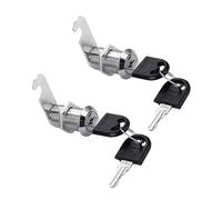 2 Pcs Cupboard Locks Zinc Alloy Locker Locks with Key for Secret Storage Cam Lock Drawer Lock Mailbox Lock Filing Cabinet Lock Cam Lock 90-Degree Rotation