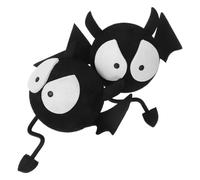 2 Pcs Cute Devil Cat Foam Car Antenna Topper Halloween Season Black | Lightweight Portable Design, Easy Roof Installation, Vehicle Appearance Detail, Helps Spot Your Car in Parking Lots