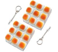 2 Pcs Cute Keyboard Fidget Toy, 9 Keys Cute Clicker Keyboard Fidget for Adults Relieve Stress and Anxiety Decompression Keyboard Fidget Keychain