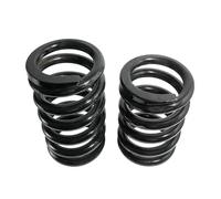 2 Pcs Cylindrical Compression Spring 5 mm x 42 mm x 110 mm, 65Mn Black Spring Steel Pressure Spring
