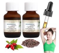 2 Pcs Cyperus Rotundus Oil 60 Ml Cyperus Rotundus Cypress Oil for Hair Removal Cyprus Rotundus Oil Natural Can Reduce Body Hair Growth Moisturize and Nourish the Skin