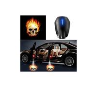 (2 Pcs, D) Car Door USB Charging LED Wireless Welcome Light Laser Projector Logo