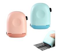 2 PCS Data Defender Roller Stamp,Reusable Identity Theft Protection Confidential Roller Stamp,Address Blocker Stamps for Daily Office and Home (Blue,Pink)