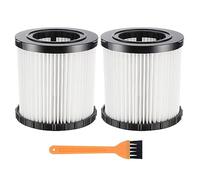 2 PCS DCV5801H Vacuum Hepa Replacement Filter for DeWalt DCV580 (Cordless) DCV581H DCV5801H Wet/Dry Vacuum, Washable and Reusable