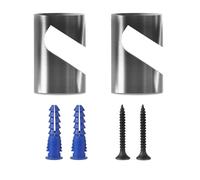 2 Pcs Decentralizer Pendant Light Cable Hooks Ceiling or Wall-Mounted Metal V Hooks for Fabric Electrical Cables, Hanging Pendant Lights, Cable Clips & Lighting Fixture Organizer (2, Satin Nickel)