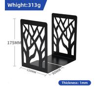 2 Pcs Decorative Heavy Duty Metal Bookends Book Ends 6.7'' Office Stationery