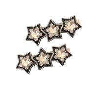 2 Pcs Delicate Glistening Star Barrettes Clip Hairpin Sweet Girls Hair Lady Shimmering Star