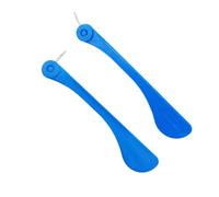 2 pcs Dental Orthodontic Expansion Key Tool, Adjustable Angle Steel Key with Plastic Handle for Palatal Expanders and Appliance Adjustment