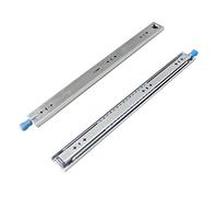2 PCS Der Slides - Heavy-Du Soft Close Der Guides, Easy Installat, & Wear-Resistant, Full, Locking Mechanism for Smooth