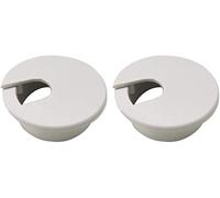 2 Pcs Desk Grommet, 2 Inch Mounting Hole Diameter Cable Hole Cover, Use For Organize The Wires From Computer Desks, Pc Peripheral, Office Equipment, White