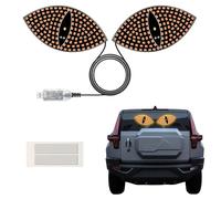 2 PCS Devil Eyes Lights for Cars, USB LED Devil Eyes Dynamic Evil Eyes, Smart Colorful Devil Eyes Car Lights Led for Auto Car Windshield Window