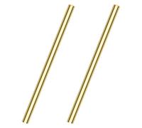 2 Pcs Diameter 12mm Solid Brass Round Rods Length from 150mm-500mm Lathe Bar Stock Brass Rods for DIY Craft Making,500mm(200mm)