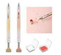 2 Pcs Diamond Art Paint Pens with Refillable Wax,Diamond Painting Pen Tool,Diamond Art Accessories Pen for DIY Craft and Nail Art