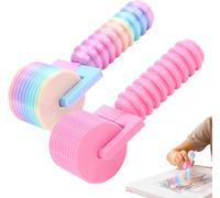 2 Pcs Diamond Paint Roller Tool, Textured Rollers for Painting Precise Detachable Applicator, 3D Printed Diamond Paint Tools, Hand Diamonds Art Roller - DIY Craft Tool for Beginners Craft