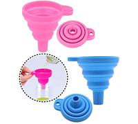 2 Pcs Diamond Painting Tools Funnel - Silicone Collapsible Funnel, Convenient Foldable Beads Container Mosaic Tool for 5D DIY Diamond Painting Kits for Adults.