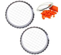 2 pcs Dicer, Egg Salad Masher, Portable Breakfast Aid, Mirror Polished Hard and Durable Stainless Steel,Cut into Squares, Decorate The Meal.