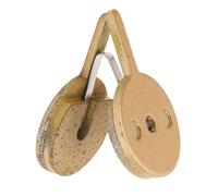 2 Pcs Disc Brake Pads for 10in Electric Scooter, Metal Round Stop Pads High Braking Force Low Noise Scooter Brake Pads for Escooter