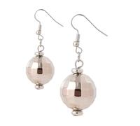 2 Pcs Disco Ball Earrings Disco Ball Earrings Concert Accessories Disco Ball Decorations Vintage Mirrorball Earrings 70s Disco Earring Disco Accessories for Women (silvery)