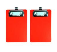 2 Pcs Document Clipboard with Hanging Hook Small Clipboards Clipboard Pocket for Office School