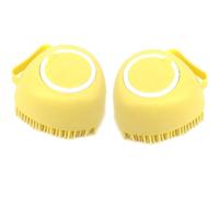 2 Pcs Dog Bath Brush Pet Grooming Bath Massage Brush with Silicone rubber brush for Dogs and Cats Shower Grooming