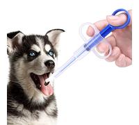 2 PCS Dog Cat Medicine Syringe Pet Medical Liquid Feeding Dispenser Pet Pill Tablet Capsule Gun Pill Pusher Syringe Pet Reusable Safety Medicine Feeder With Soft Tip For Dog Cat Rabbit Hamster Animal