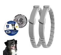 2 Pcs Dog Collars,Contains Natural Essential Oils(16 Month Protection),Collars for Dogs to Prevent Infections,Adjustable Waterproof Dog Calming Collar for Small,Medium and Large Pets(62cm)