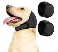 2 Pcs Dog Ear Defenders, The Ultimate Happy Hoodie for Dogs. These Waterproof and Warm Ear Protectors Are Perfect for Grooming and Bathing. Featuring An Adjustable, Calming Noise-reducing Design