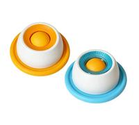 2 PCS Dog Lick Bowl Non Slip Slow Feeder Lick Bowl Toy Anti-Tip Interactive Treat Toy Cat Lick Toy Slow Feeding Pet Lickmat for Pet Dogs Cat Small Animals Calming Healthy Eating Anxieties Relief