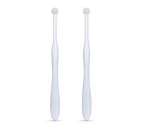 2 PCS Dog Toothbrush,Soft Dog Teeth Cleaning Brush with Microbrush Head for Cats Kittens Small Dogs Puppies Oral Care
