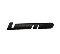 2 PCS Door Emblems Compatible with Toyota Tacoma V6 4X4 SR5, Matte Black ABS Plastic Side Badge Replacement Letters, 3D Raised Logo Decals with Adhesive Backing