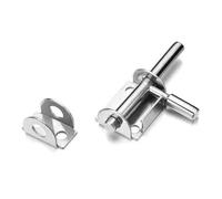 2 PCS Door Latch Solid Sliding Bolts Hasp Home Hardware Gate Safety Toilet Lock for Door