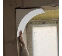 2 PCS Doorway Corner Arch Kit Foam, DIY Rounded Arch Trim Molding for Drywall, Precurved Archway Mold for Indoor Corridor, Customizable Archway Insert(39x39x39cm (15.4x15.4x15.4))